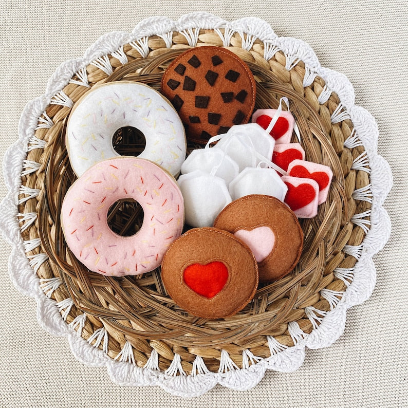 Küchenspiel Filz-Donut-Set