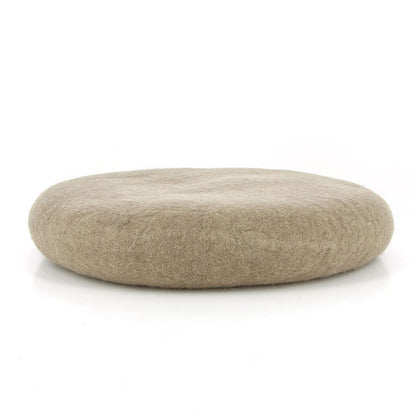 Sitzkissen aus Filz, 38 cm rund, Woll-Füllung, verschiedene Farben