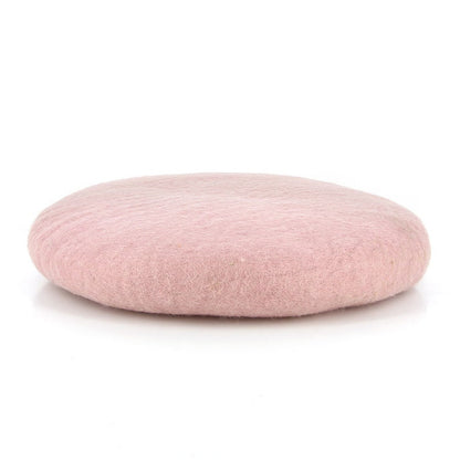Sitzkissen aus Filz, 38 cm rund, Woll-Füllung, verschiedene Farben