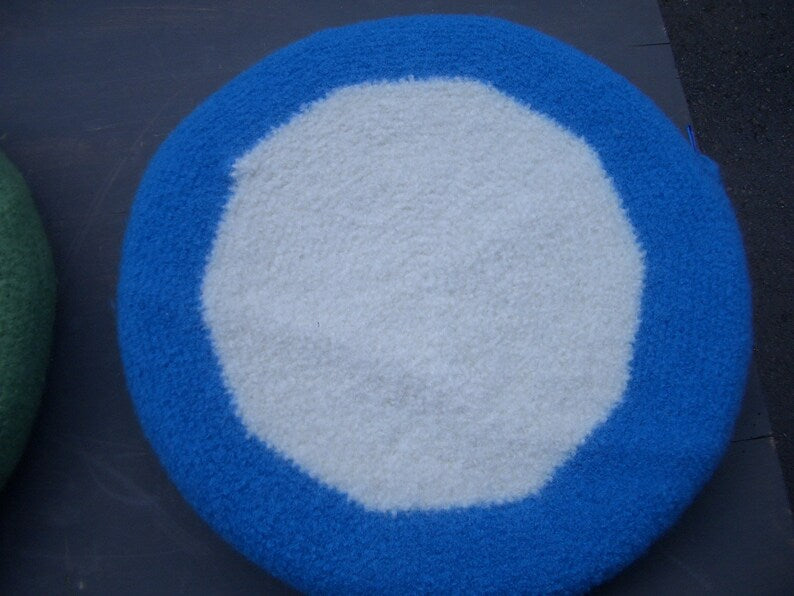 Filzkissen Sitzkissen rund 40 cm, Farben zur Wahl