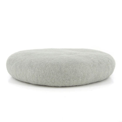 Sitzkissen aus Filz, 38 cm rund, Woll-Füllung, verschiedene Farben