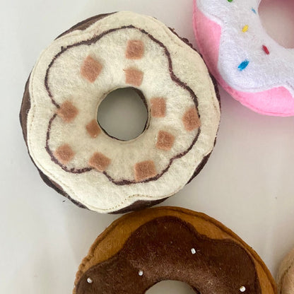 Filz-Donut-Set – 5-teiliges Spielzeugessen
