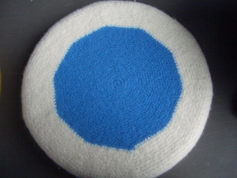 Filzkissen Sitzkissen rund 40 cm, Farben zur Wahl