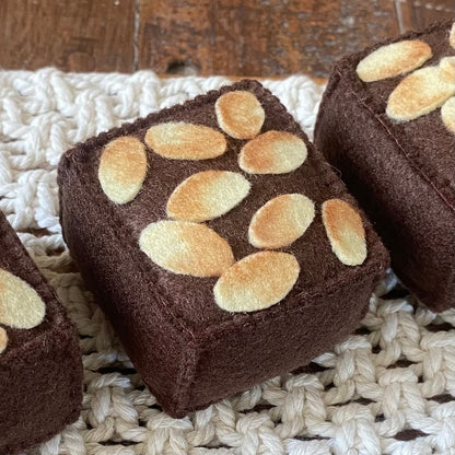 Küchenspielzeug-Kuchenset aus Filz, 3-teilig