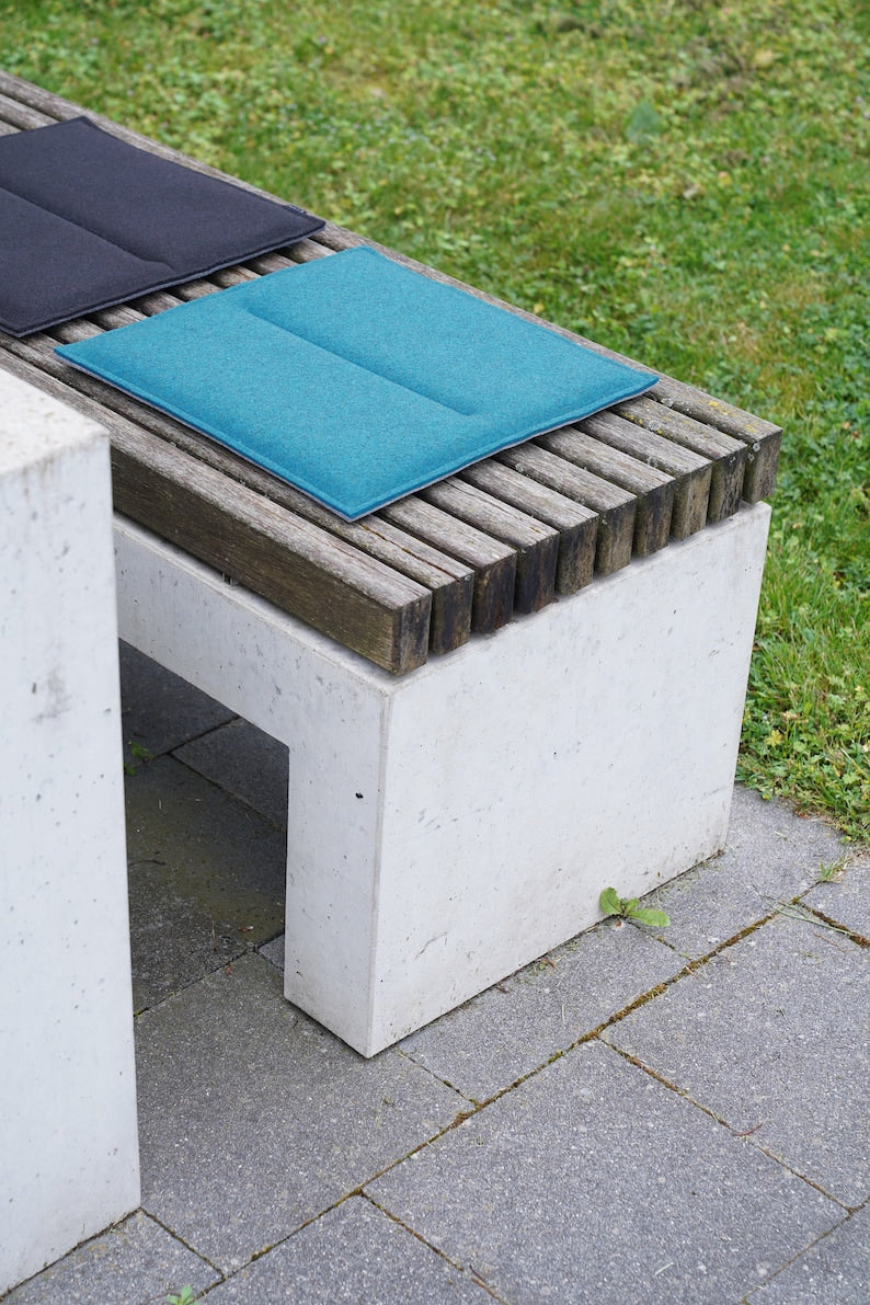 40x40 cm Filz-Stuhl-/Bankkissen, 23 mm dicke Polsterung