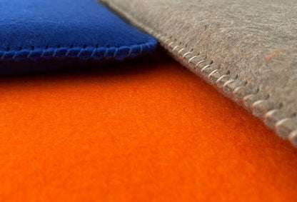 Handgenähtes Filzkissen Stuhlkissen Sitzkissen Quadratisch 3mm Filz 20mm Schaumstoffkern 26mm Gesamtdicke