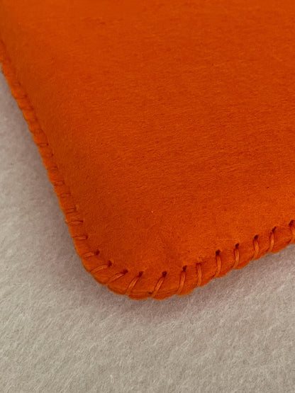 Handgenähtes Filzkissen Stuhlkissen Sitzkissen Quadratisch 3mm Filz 20mm Schaumstoffkern 26mm Gesamtdicke
