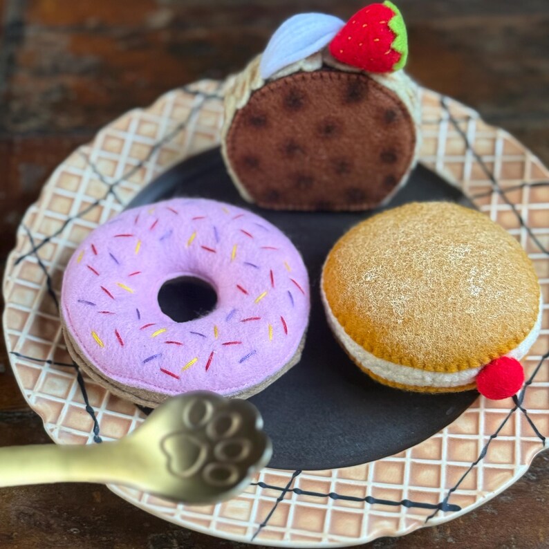 Filz Spielessen Set - Donuts, Berliner & Schokorolle