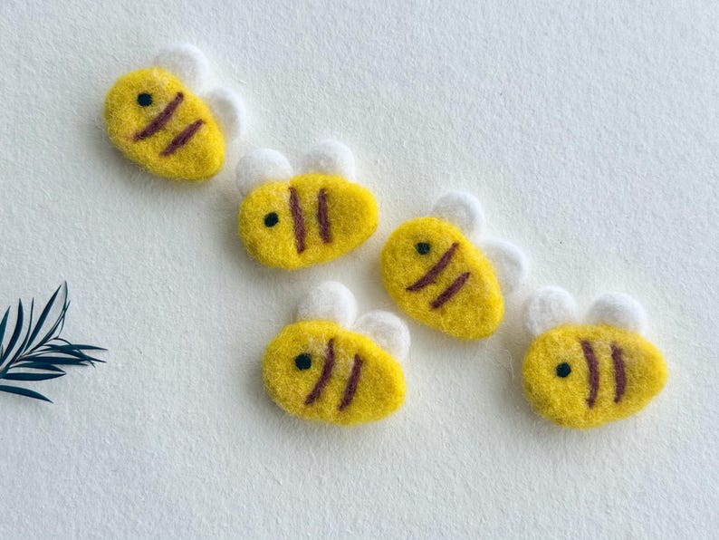 Nadelgefilzte Honig Biene Mini Insekt DIY Handwerk