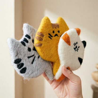 Filzuntersetzer mit Katzenmotiv – Katzenmotiv, Wohnaccessoires