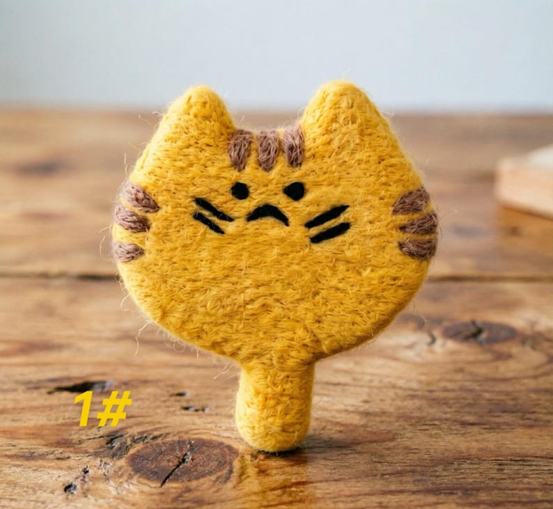 Filzuntersetzer mit Katzenmotiv – Katzenmotiv, Wohnaccessoires