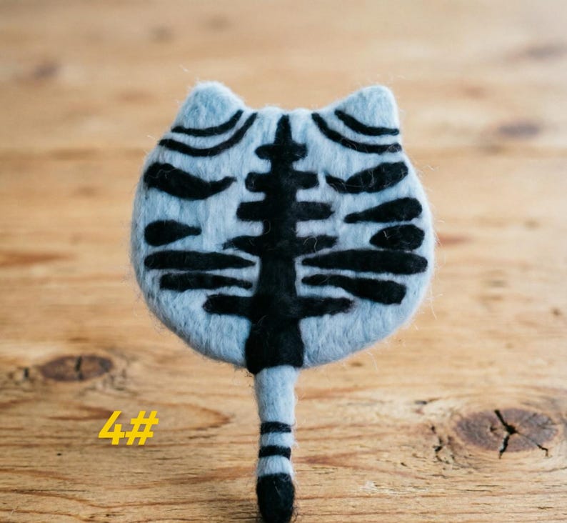 Filzuntersetzer mit Katzenmotiv – Katzenmotiv, Wohnaccessoires