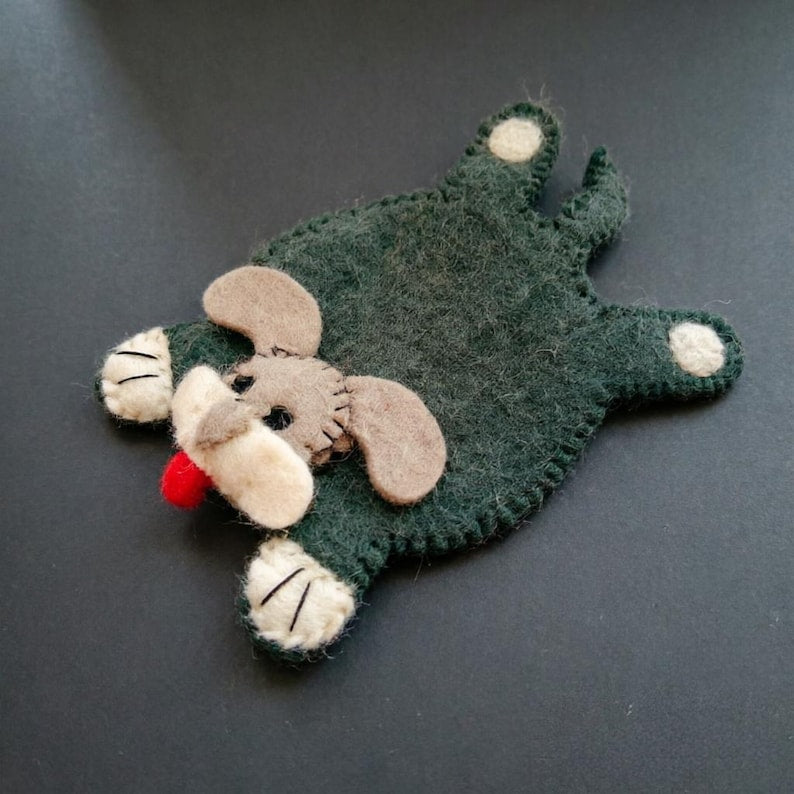 Filz-Katzenuntersetzer, saugfähige Getränkematte