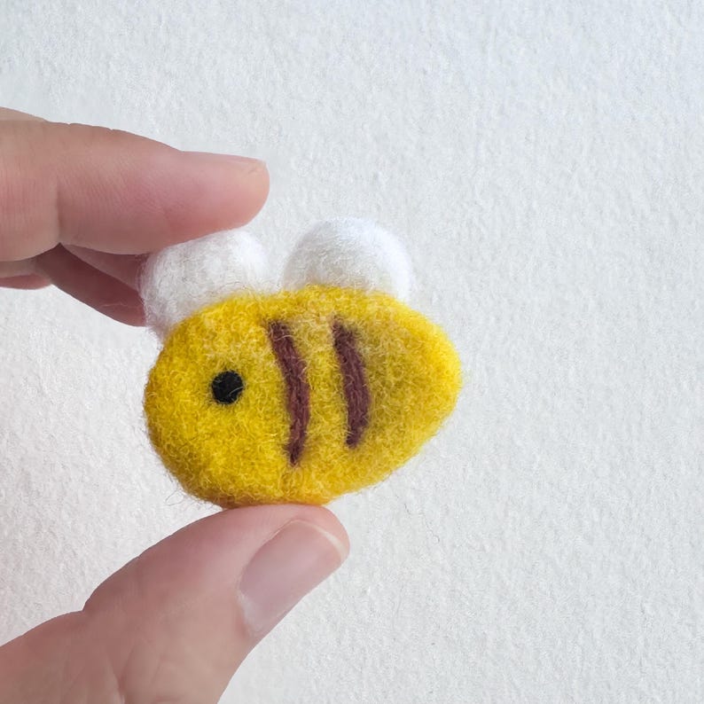 Nadelgefilzte Honig Biene Mini Insekt DIY Handwerk