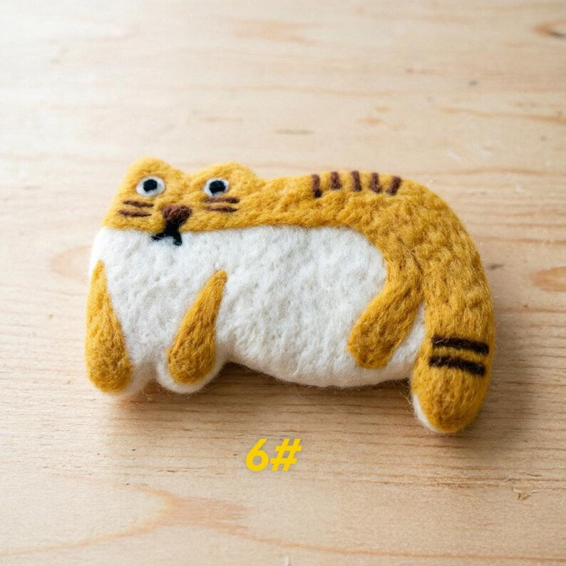 Filzuntersetzer mit Katzenmotiv – Katzenmotiv, Wohnaccessoires
